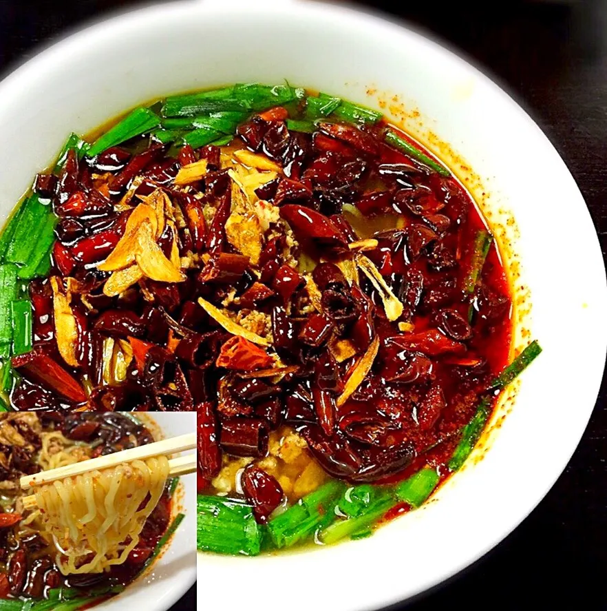 オヤジ特製「名古屋名物☆味仙台湾ラーメン(即席)をひと工夫して超激辛にしちゃいました！😋』|TETSU♪😋さん