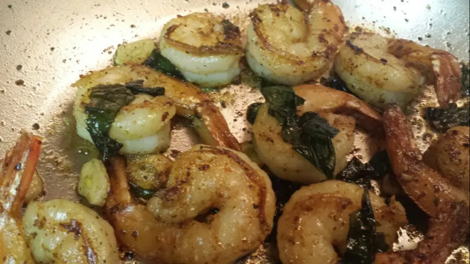 Basil & garlic shrimp #seafood #shrimp #shellfish #basil #garlic|Culinary Kissesさん