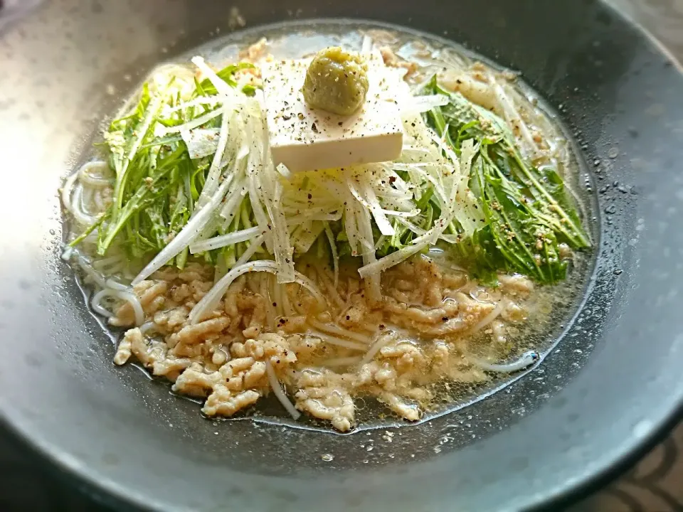 大掃除の合間の クリームチーズにゅうめん♪|yokoさん