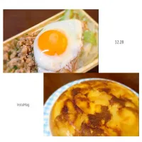 Snapdishの料理写真:ガパオライスとリンゴケーキ|❥ ❥ yさん