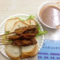 Snapdishの料理写真:沙茶烤肉|Jordyqtさん