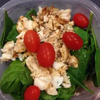 Tilapia & tomato salad w/ balsamic vinaigrette|Loni Chaseさん