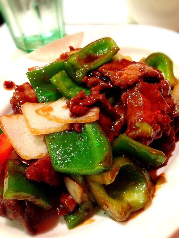 Peppered beef with veggies|erisさん