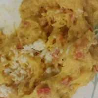 spagueti squash with cheese sauce|dayanaさん