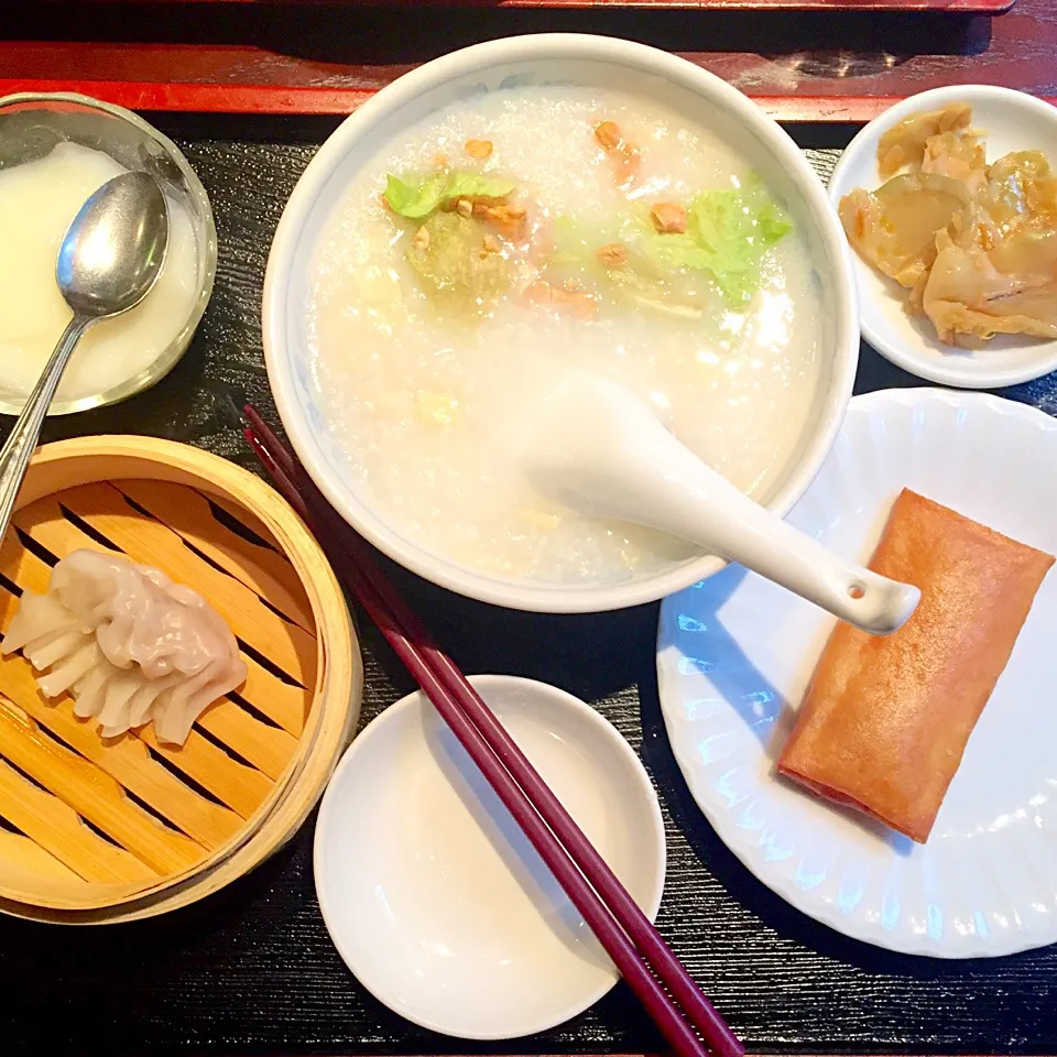 中華粥と点心ランチ|yさん