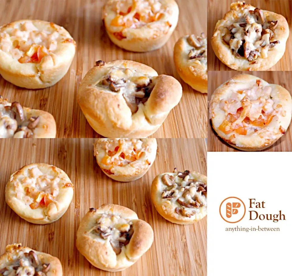 "Muffin" Tomatoes and Mushrooms Pizza|Daniel Limさん