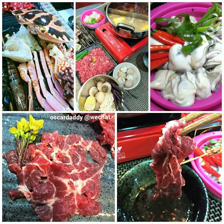 New Year's Eve night, I have a Hong Kong style seafood & fresh local beef hotpot with my family at home.【海鮮肥牛肉火鍋】|Gavin Wong (香港の人々)さん