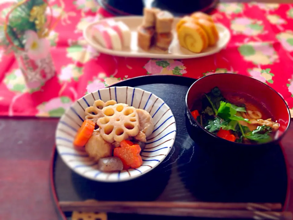 Snapdishの料理写真:おせち、お雑煮|のったんさん