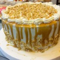 Snapdishの料理写真:My home made sansrival cke for new year.. あけましておめでとう!!!|Analyn Austriaさん