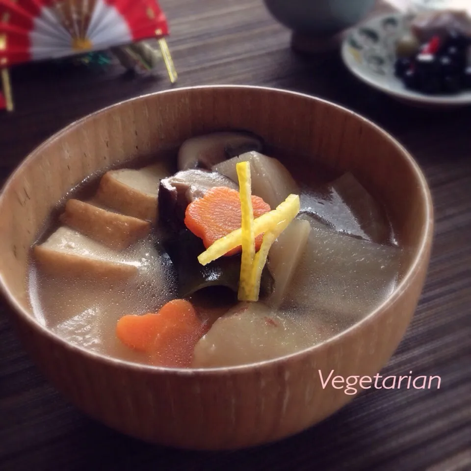 韓国風里芋スープでお雑煮|まちまちこさん