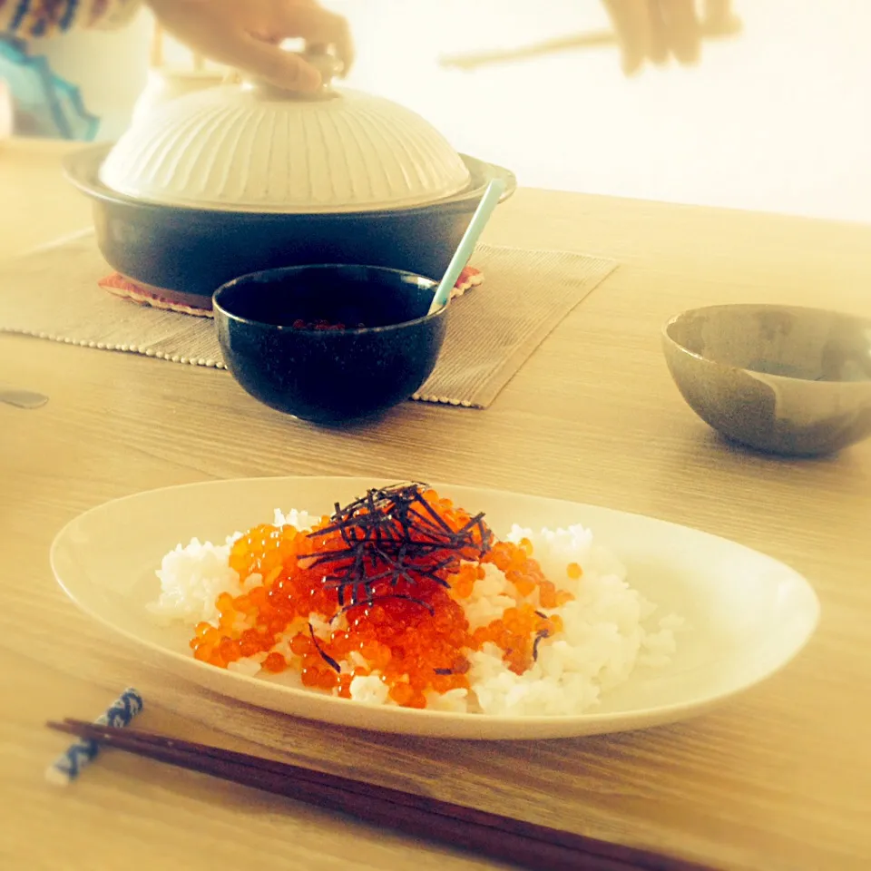 土鍋ごはんでいくら丼🌟|mmさん