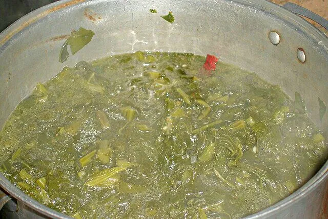 SOUTHERN GREENS MIXTURE OF MUSTARD AND COLLARD GREENS 😊 #New Year #Dinner #Side dish #Vegetable 🌟 🌟 🌟 🌟|Alisha GodsglamGirl Matthewsさん