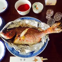 Snapdishの料理写真:あけおめ鯛|keikoOsawaさん