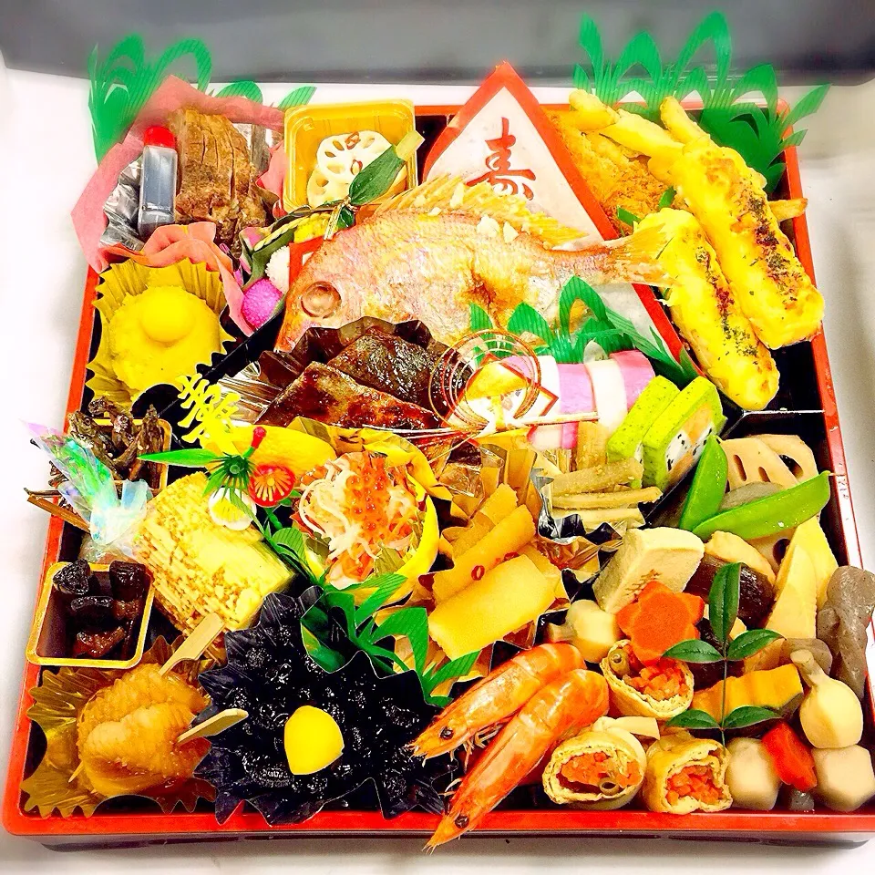 御節料理完成^ ^|としえさん