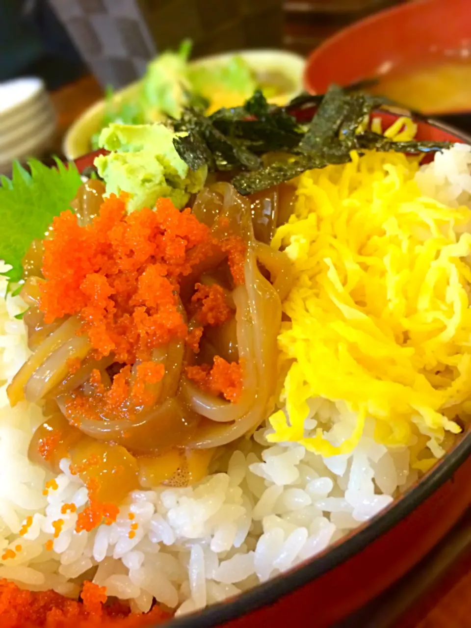 イカの醤油漬け丼@炉端かば|tobutoriさん