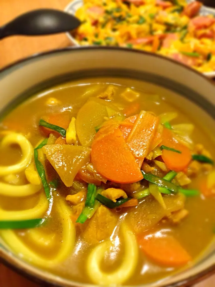 お雑煮に飽きたらカレーうどんにリメイク(*^◯^*)|Hanaeさん