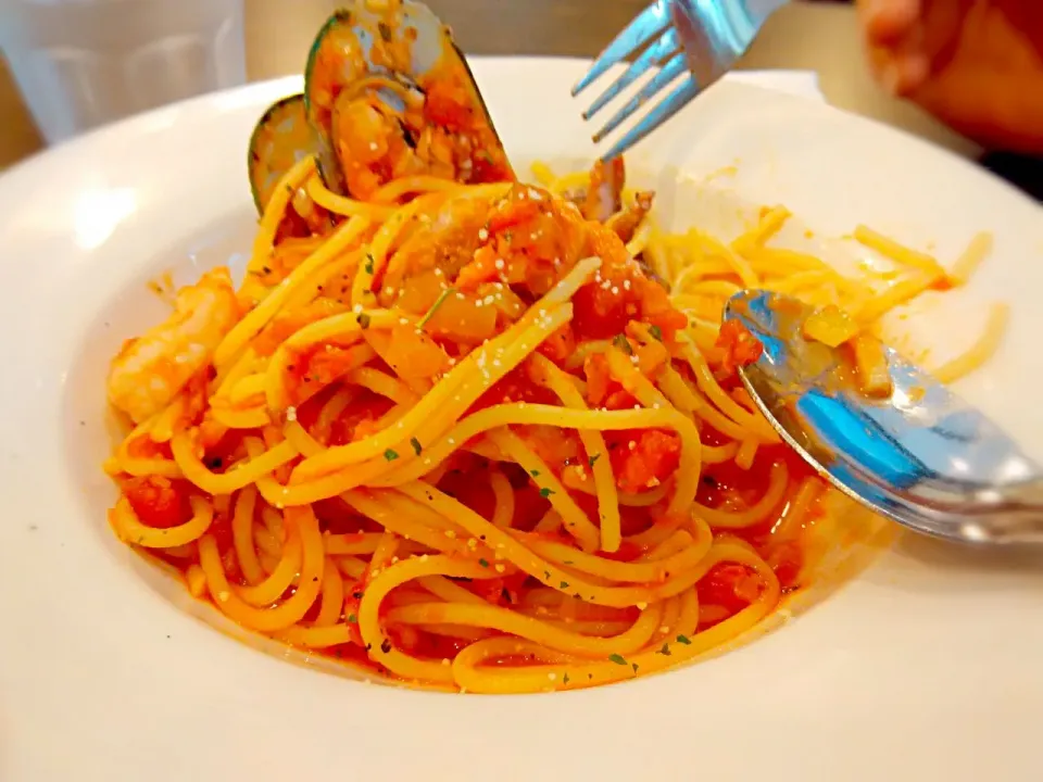 Seafood marinara pasta...|Jason Letchumananさん