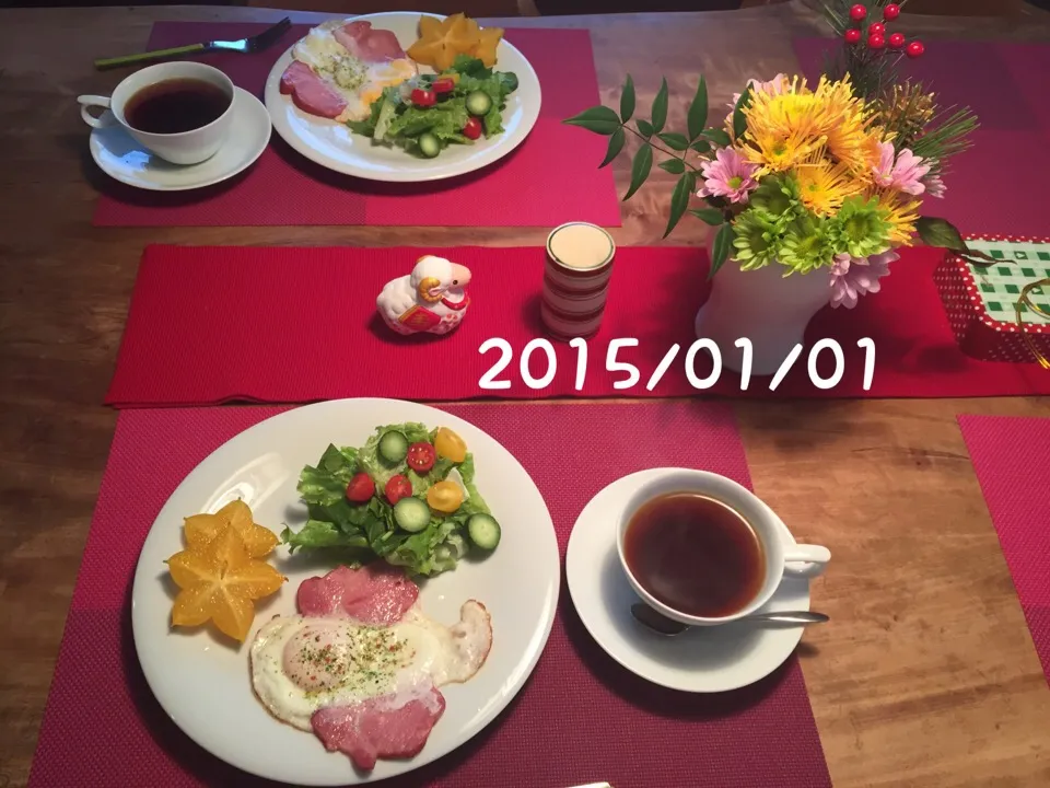 Snapdishの料理写真:朝ごはん 2015・1・1|ローゼルさん