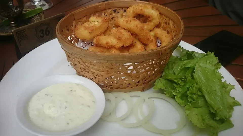 Fried Calamari by Phoenix Hotel,  Jogya|Tasia Sakuntalaさん