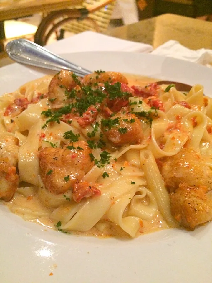 Chicken fettuccine|Milka Papricaさん