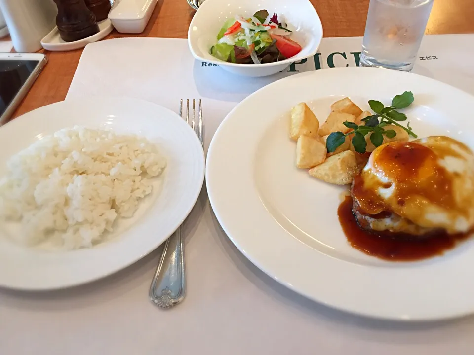 ハンバーグランチ|鬼わこさん