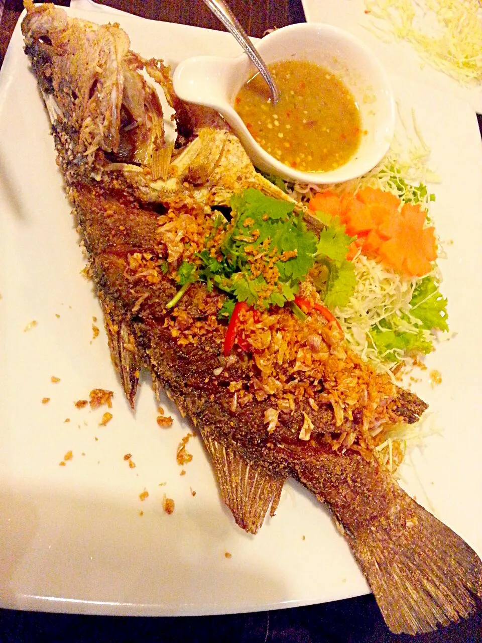 Thai deep fried fish|rufvalさん