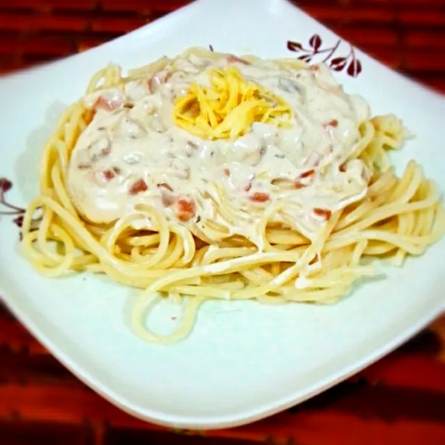 Pasta in Carbonora sauce #recipe #Carbonara #Pasta|Cyd Cameronさん