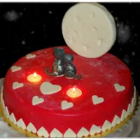 #romantic #love #cutness #cats #Valentine's Day #red #passion #yummy|Luisa Amorosoさん