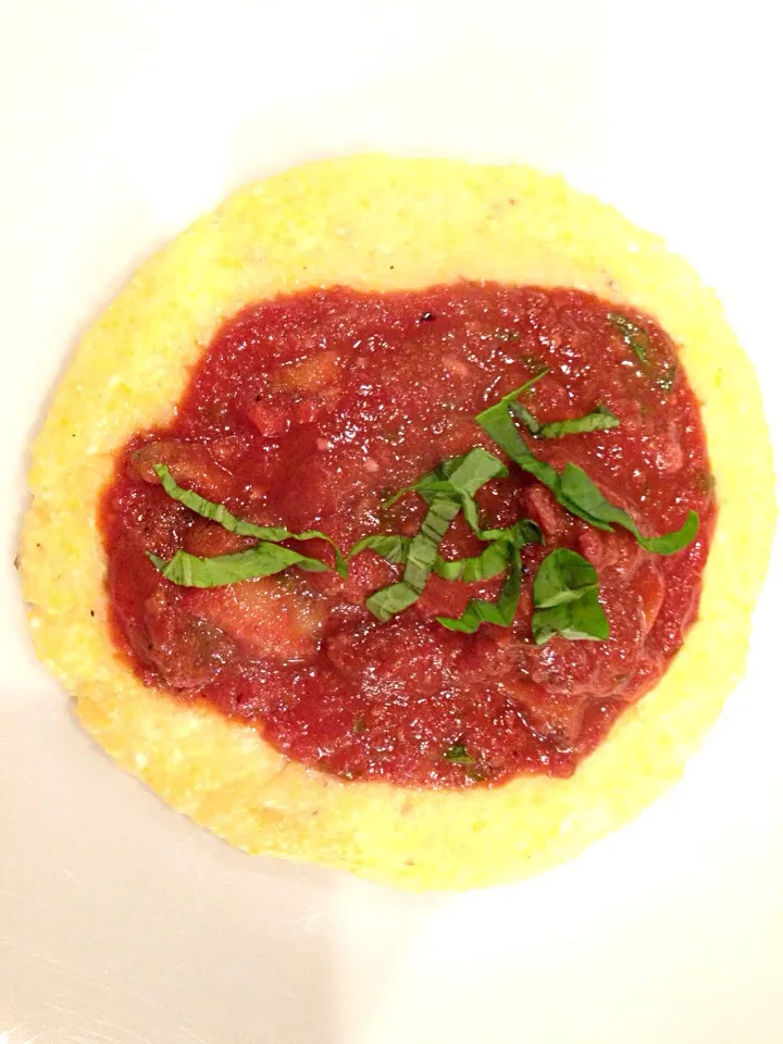 Creamy Polenta with lamb ragu|mikeさん