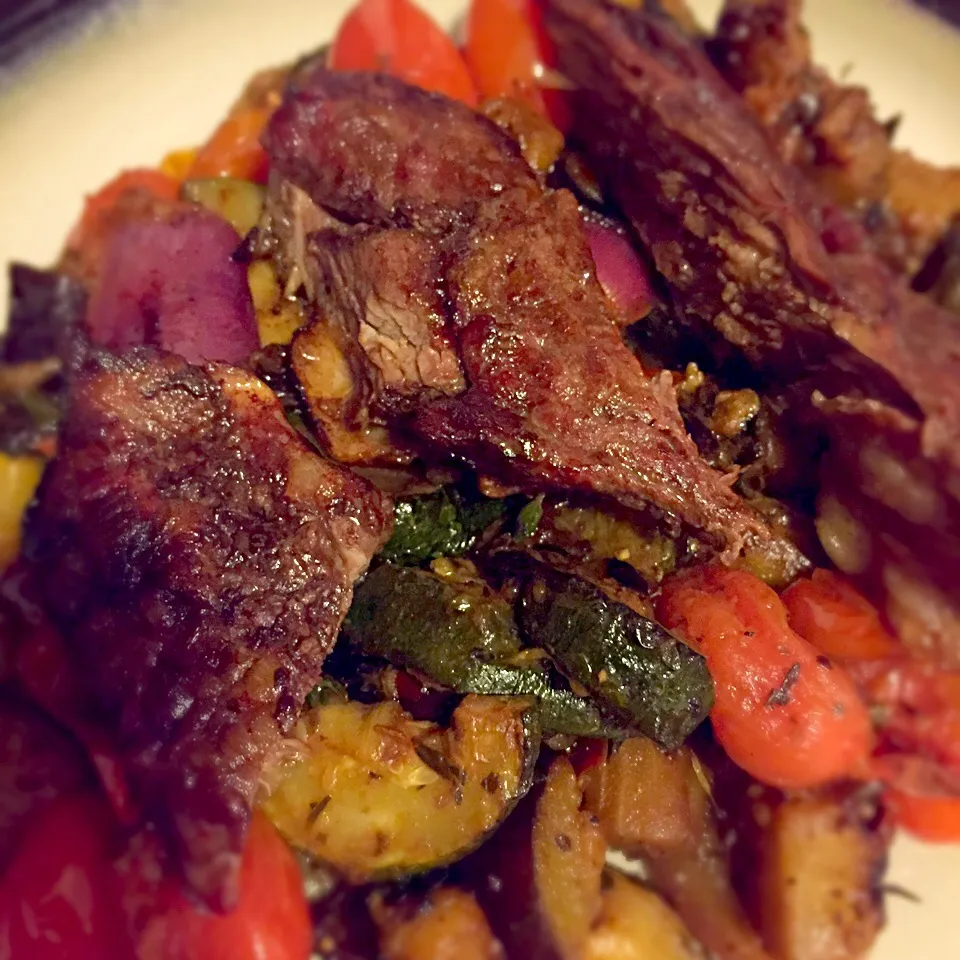 Balsamic Flank Steak and Ratatouille|Jen Hembreeさん