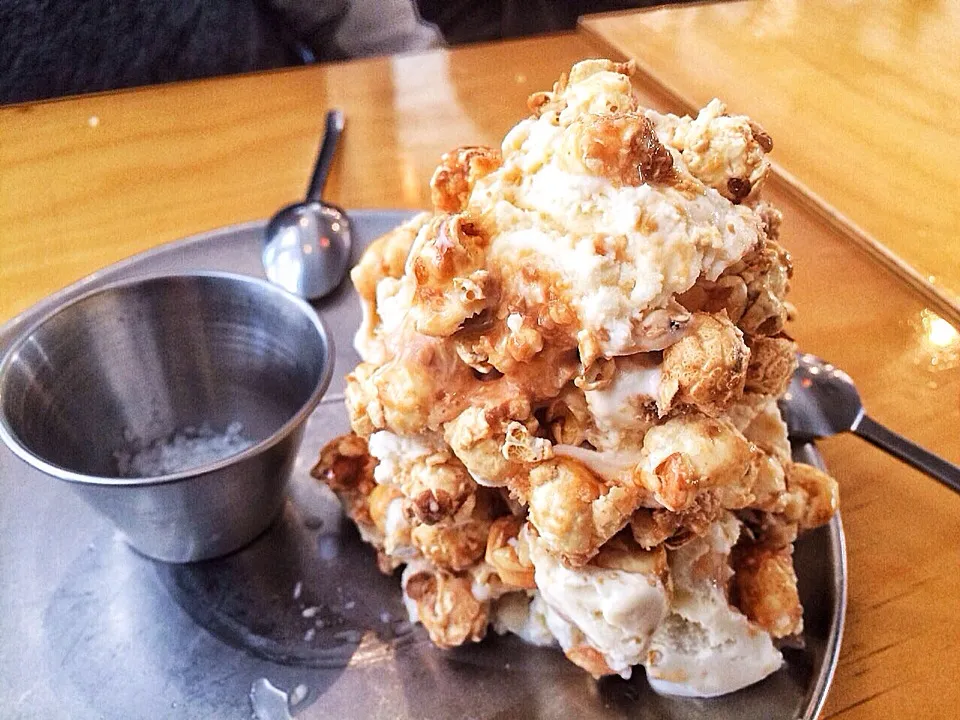 Salted caramel popcorn ice-cream | Seoul|hurul | 후룰さん