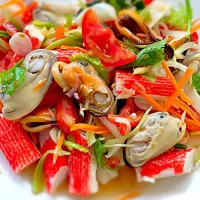 Thai spicy seafood salad|ennuiさん