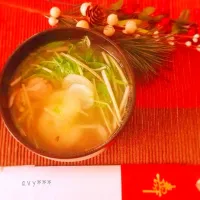 水菜のお雑煮٩꒰๑･д･꒱۶♡|avyさん