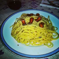 spaghetti con bottarga|luca morさん