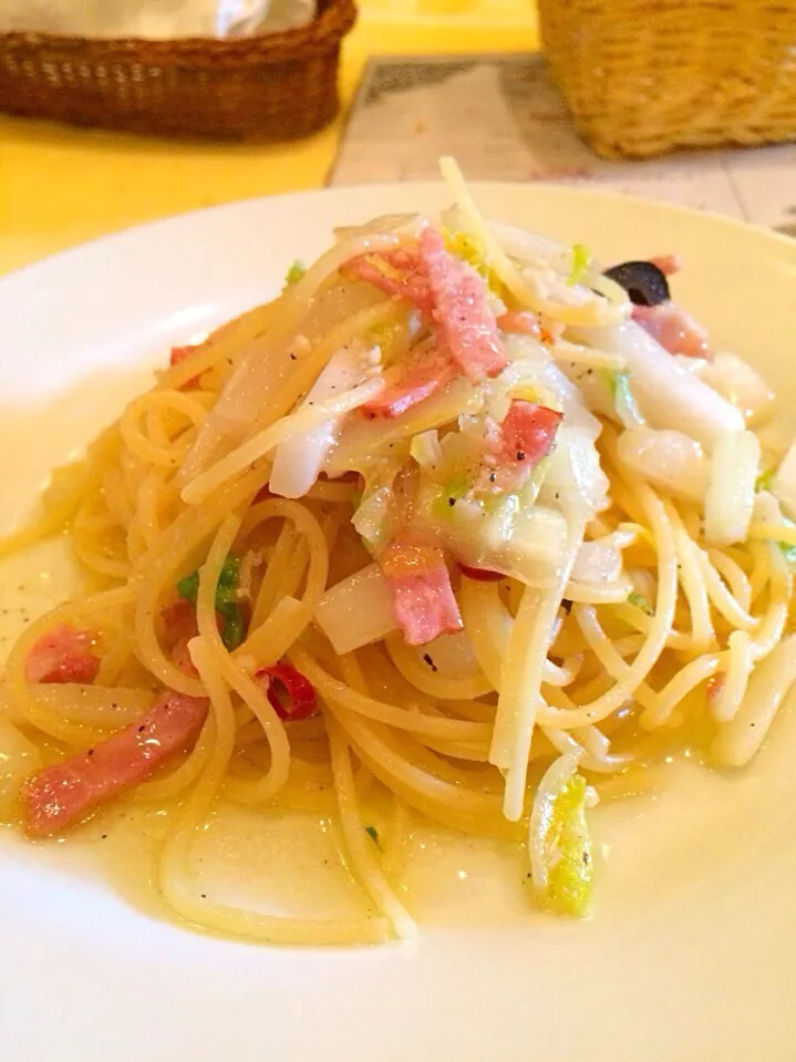 タパスの白菜とベーコンのパスタ|junkoさん