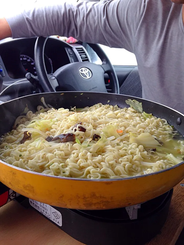 サッポロ一番塩ラーメン…ゲレンデバージョン|x19mgさん