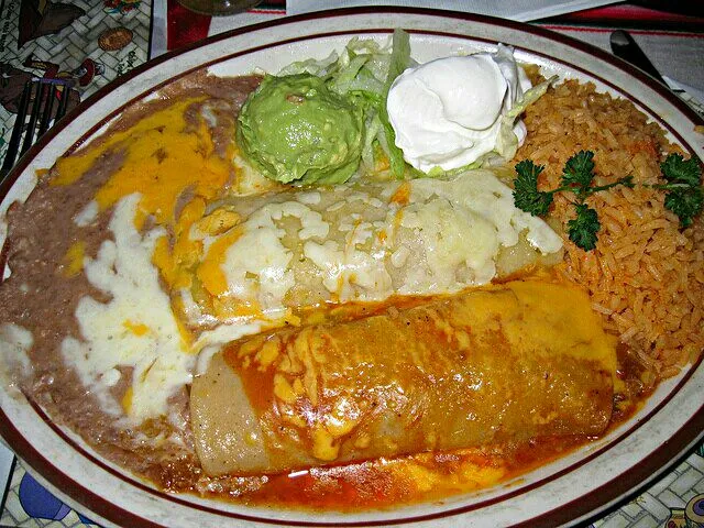 Snapdishの料理写真:2014 Food Recap ❤  CRAB & SHRIMP ENCHILADAS at Carlos Cajun Mexican Restaurant 🍴 #Seafood #Main dish #Mexican cuisine #Dinner 🔥 😋 May 2014|Alisha GodsglamGirl Matthewsさん