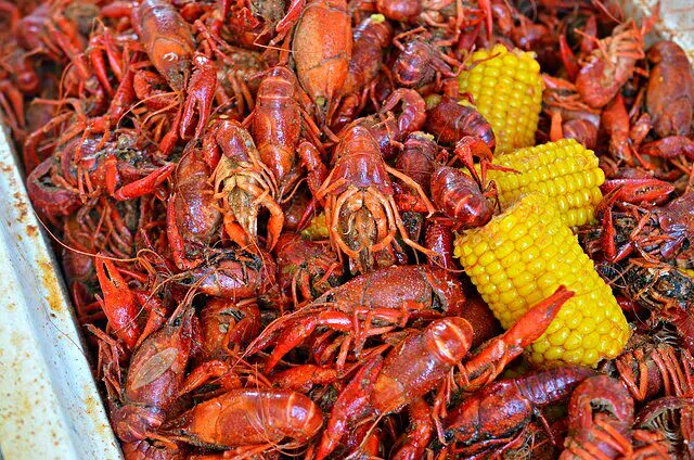 CRAWFISH BOIL in January LOUISIANA #Seafood #Shellfish #Main dish Corn 🌽 
 #Side dish 😆 😆 😆|Alisha GodsglamGirl Matthewsさん