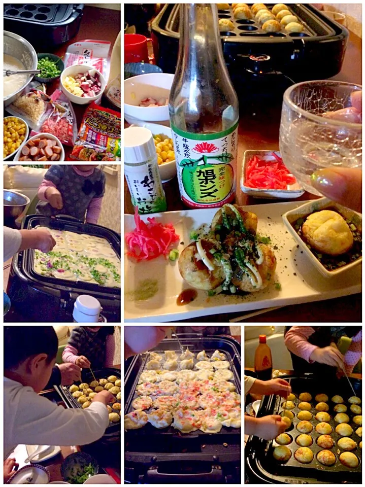 octopus dumplings(takoyaki)♨たこ焼きパ〜リィナイ🎵|🌈Ami🍻さん