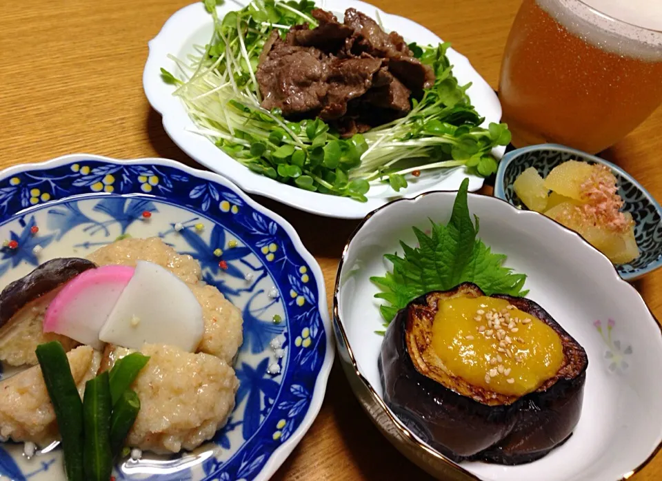 Snapdishの料理写真:今年初めてまともな晩御飯作ったなぁ〜😁|川上千尋さん