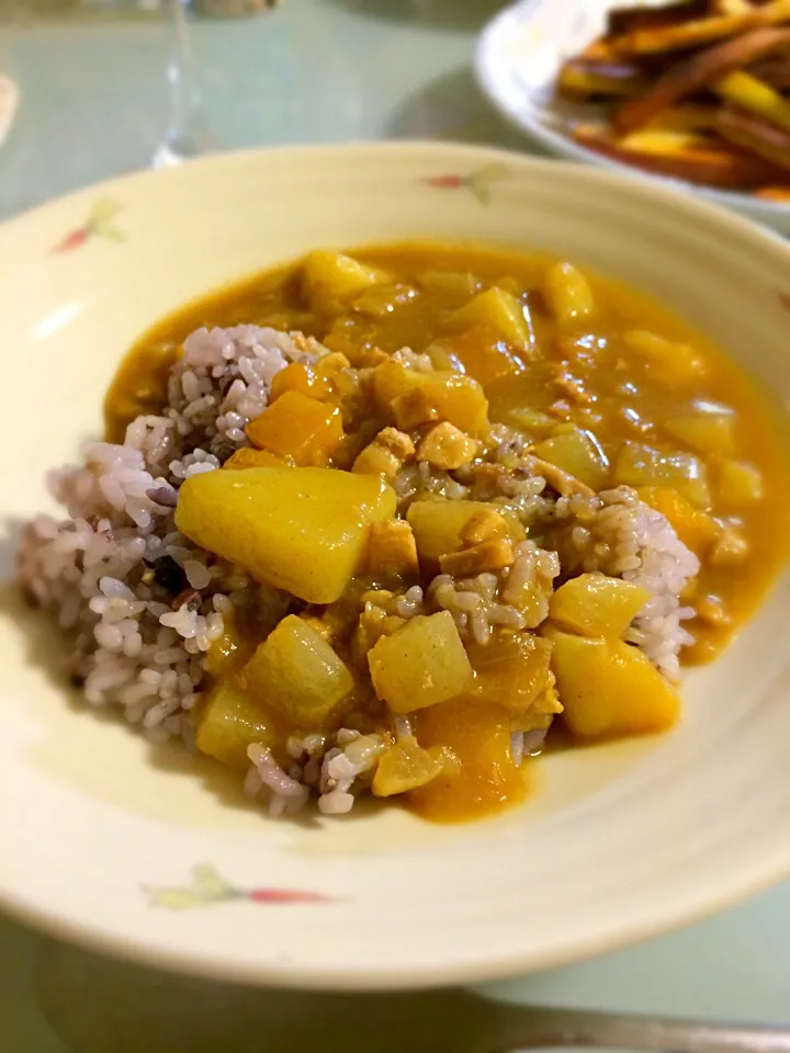 冬野菜の餅カレー|Kanae Seinoさん