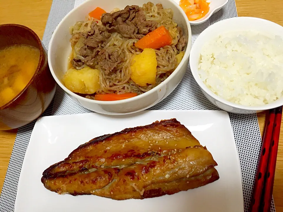 肉じゃがと味の醤油焼き|サヤラムネさん