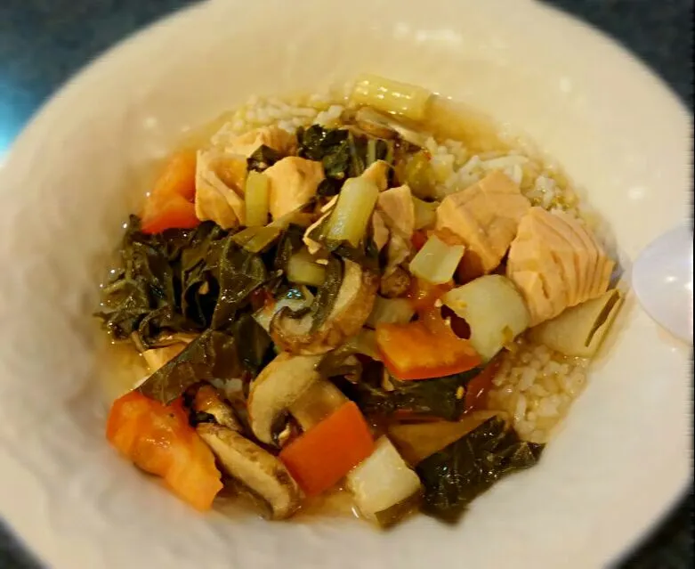 salmon sinigang tamarind soup|Jiraphon Gさん