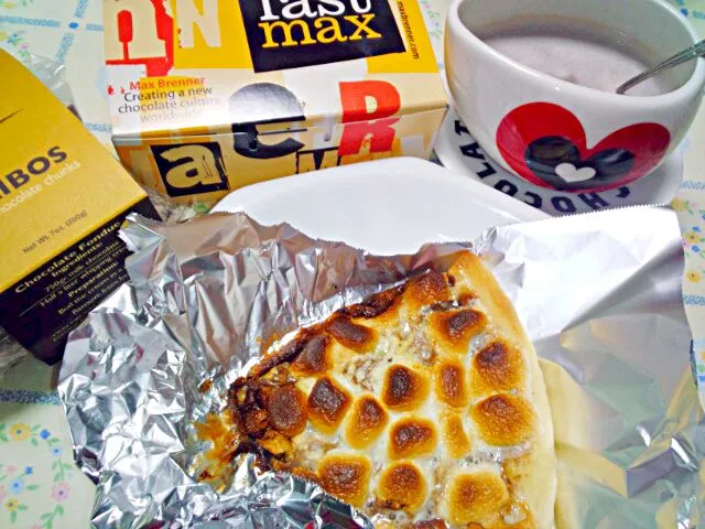 チョコレートチャンクピザ＆ホットチョコレート #MaxBrenner|うたかた。さん