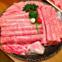 Snapdishの料理写真:飛騨牛すき焼き〜|りえりんさん