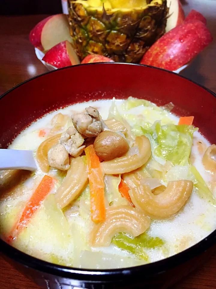 Macaroni and Vegetables Soup  (sopas)  Filipino Recipe|Laarni Nabongさん