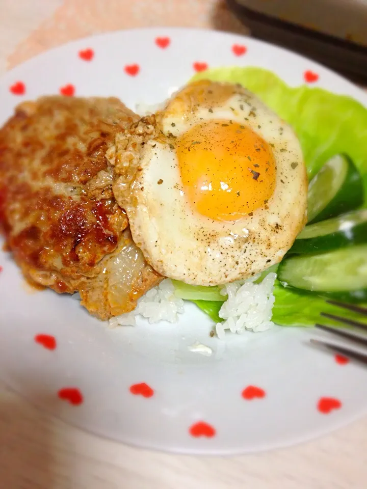 ロコモコで晩御飯|あやにん食堂さん