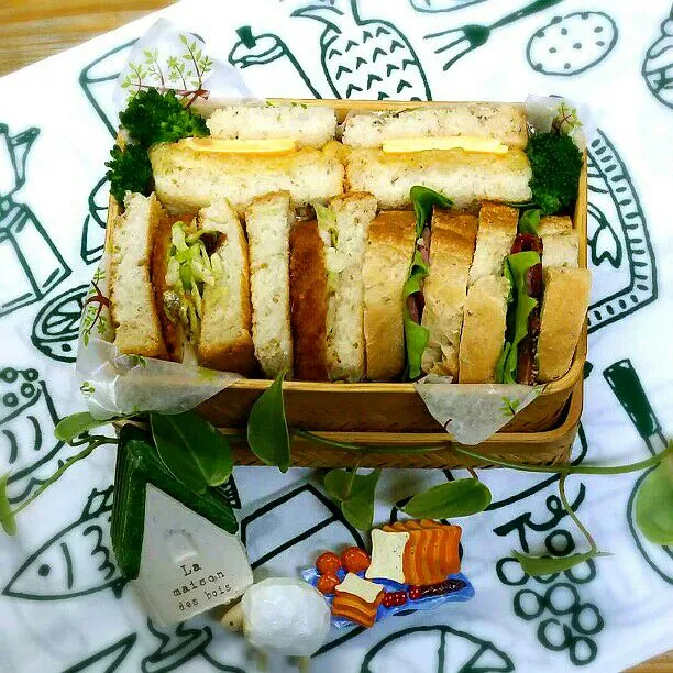 旦那さんの朝ごパン弁当♪|kyujaさん