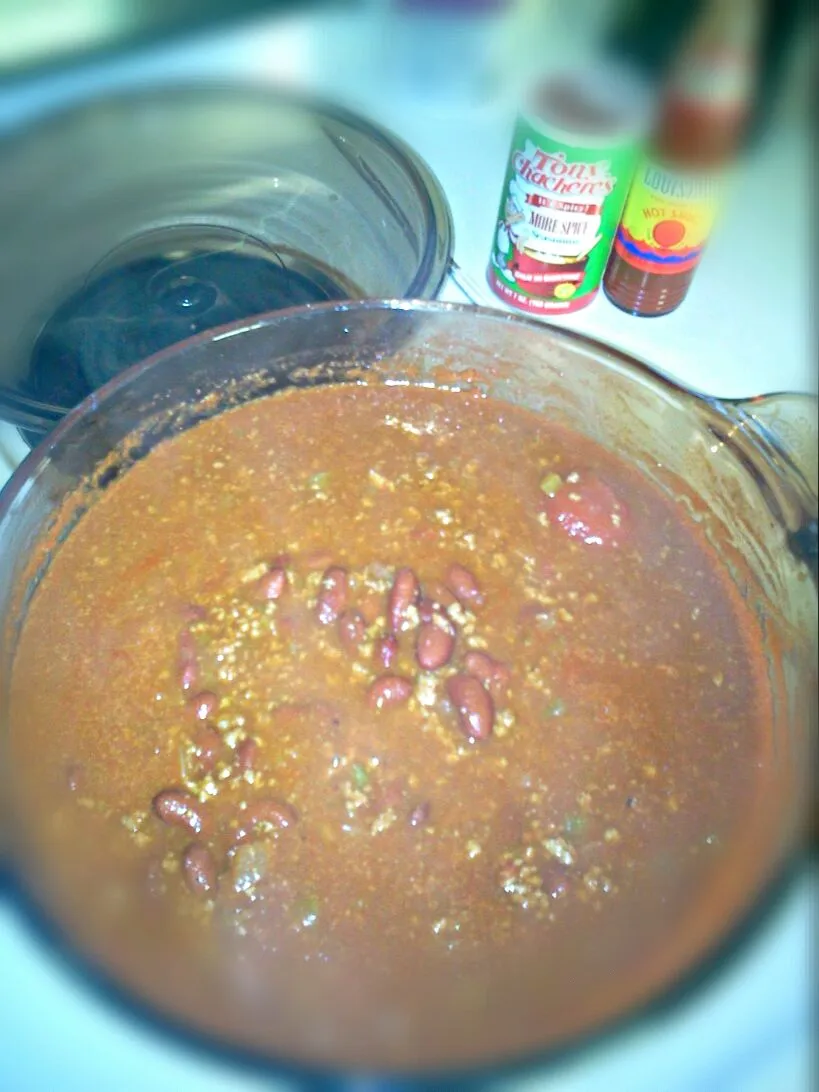 Snapdishの料理写真:#homemadechilli|Sandra Durhamさん