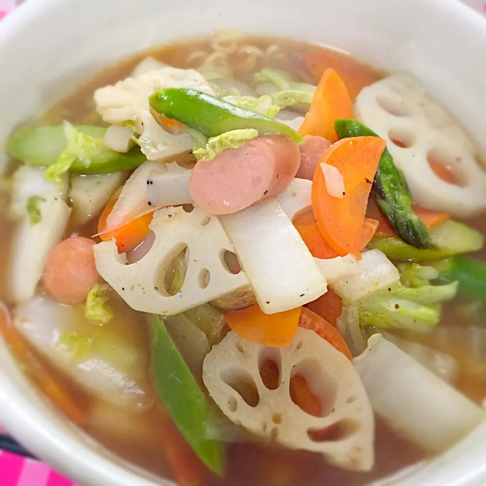 野菜たっぷりラーメン|ゆっこさん